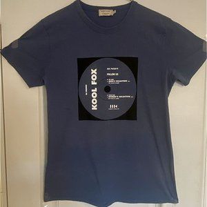 MAISON KITSUNE CREWNECK 'COOL FOX' T-SHIRT SZ:MEDIUM